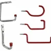 Wandhaken, mit 1 Haken, Kunststoff verzinkt