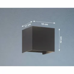 Wandleuchte »Wall«, Metall, 3 W