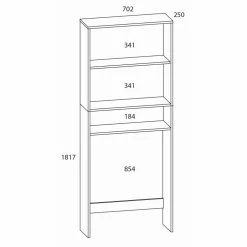Waschmaschinenschrank »Lona«