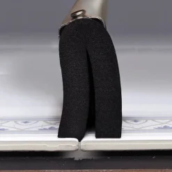 Wasserschieber, Stahl/Moosgummi, schwarz