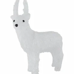 Weihnachtsfigur, Rentier, Höhe: 38 cm, netz, weiß