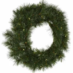Weihnachtskranz »Sölden«, Ø 60 cm, grün, Kunststoff, beleuchtet