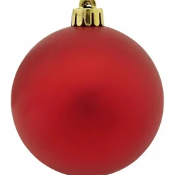 Weihnachtskugel, Ø: 7 cm, dunkelrot, 25 Stück