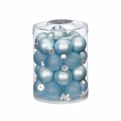 Weihnachtskugel, Ø: 3 cm, Glas, 28 Stück