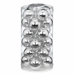 Weihnachtskugel, Ø: 4,5 cm, Glas, 24 Stück