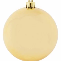 Weihnachtskugel, Ø: 10 cm, goldfarben, 4 Stück