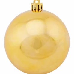 Weihnachtskugel, Ø: 8 cm, goldfarben, 6 Stück