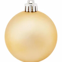 Weihnachtskugel, Ø: 6 cm, goldfarben, 12 Stück