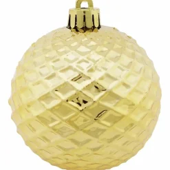 Weihnachtskugel, Ø: 7 cm, goldfarben, 25 Stück