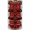 Weihnachtskugel, Ø: 4,5 cm, rot, 28 Stück