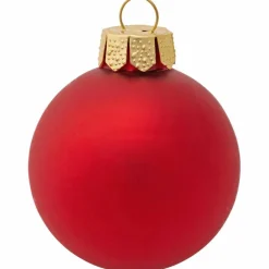 Weihnachtskugel, Ø: 4,5 cm, rot, 28 Stück