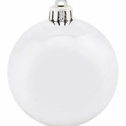 Weihnachtskugel, Ø: 7 cm, silberfarben, 25 Stück