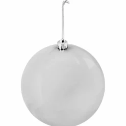 Weihnachtskugel, Ø: 14 cm, silberfarben