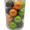 Weihnachtskugel »Cosy Forest«, Ø: 7 cm, Uni, gruen/orange/braun, 8 Stück