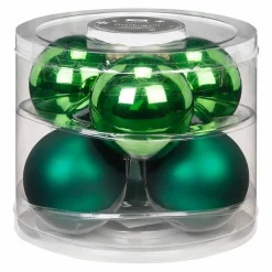 Weihnachtskugeln, Ø: 7 cm, Glas