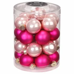 Weihnachtskugeln, Ø: 3 cm, Glas