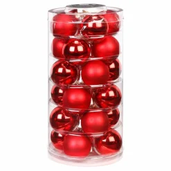 Weihnachtskugeln, Ø: 4,5 cm, Glas