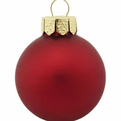 Weihnachtskugel, rot, 44 Stück