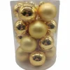 Weihnachtskugel »True Gold«, Ø: 7 cm, Uni, goldfarben, 8 Stück