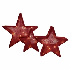 Weihnachtsstern, BxH: 10 x 48 cm, rot