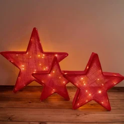 Weihnachtsstern, BxH: 10 x 48 cm, rot