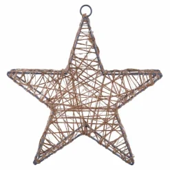 Weihnachtsstern »Metallstern«, BxH: 25 x 25 cm, natur