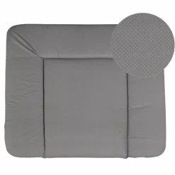 Wickelauflage »Dotty«, (BxL): 85 x 75 cm, taupe