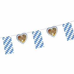 Wimpelkette »Gruß vom Oktoberfest«, blau/weiß, 1 Stück