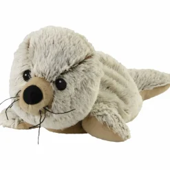 Wärmestofftier »Beddy Bear«, Robbe, BxH: 17 x 8 cm, Polyester/Hirse/Lavendel, braun