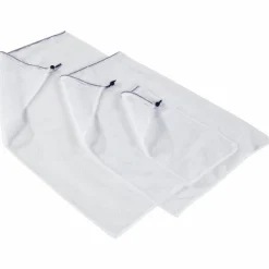 Wäschenetz, BxHxL: 25 x 2 x 34 cm, Polyester, weiß/blau