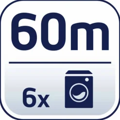 Wäschespinne, Leinenlänge: 60 m