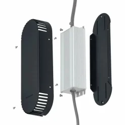 Abdeckung »Outdoor Plug & Shine«, Kunststoff, grau