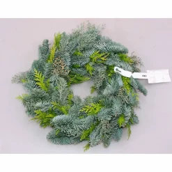 Adventskranz Koniferen Mix, Ø 35 cm, undekoriert, grün